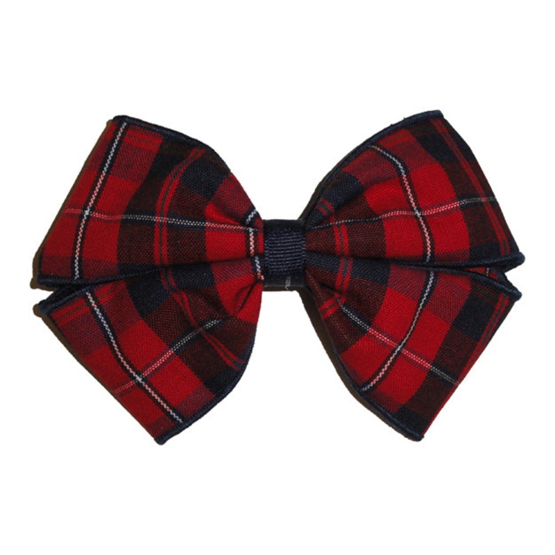 Barrette Clip Hairbow|226 – Chelsea Plaid