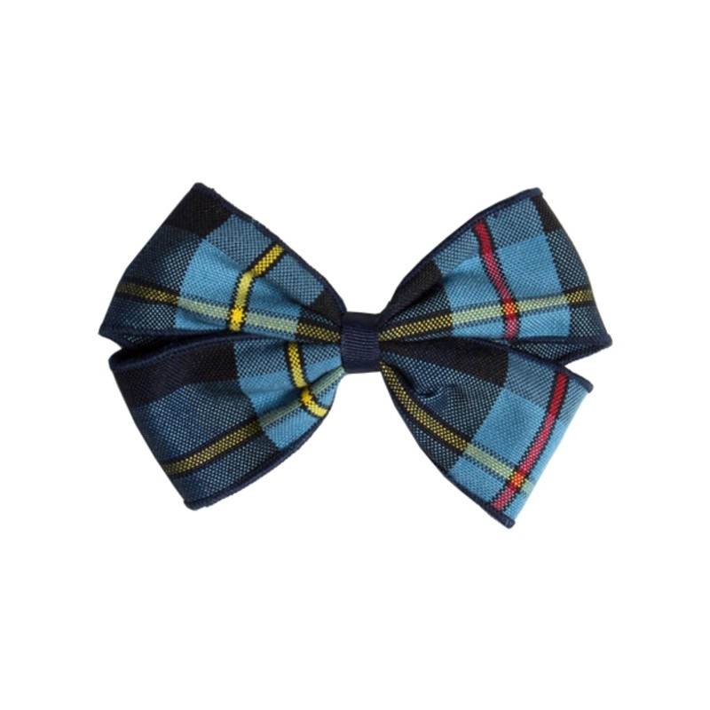 Barrette Clip Hairbow|290 – Garfield Plaid