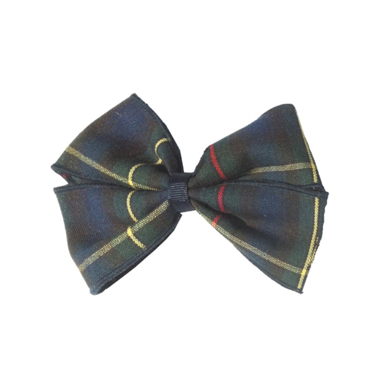 Barrette Clip Hairbow|306 – Franklin Plaid