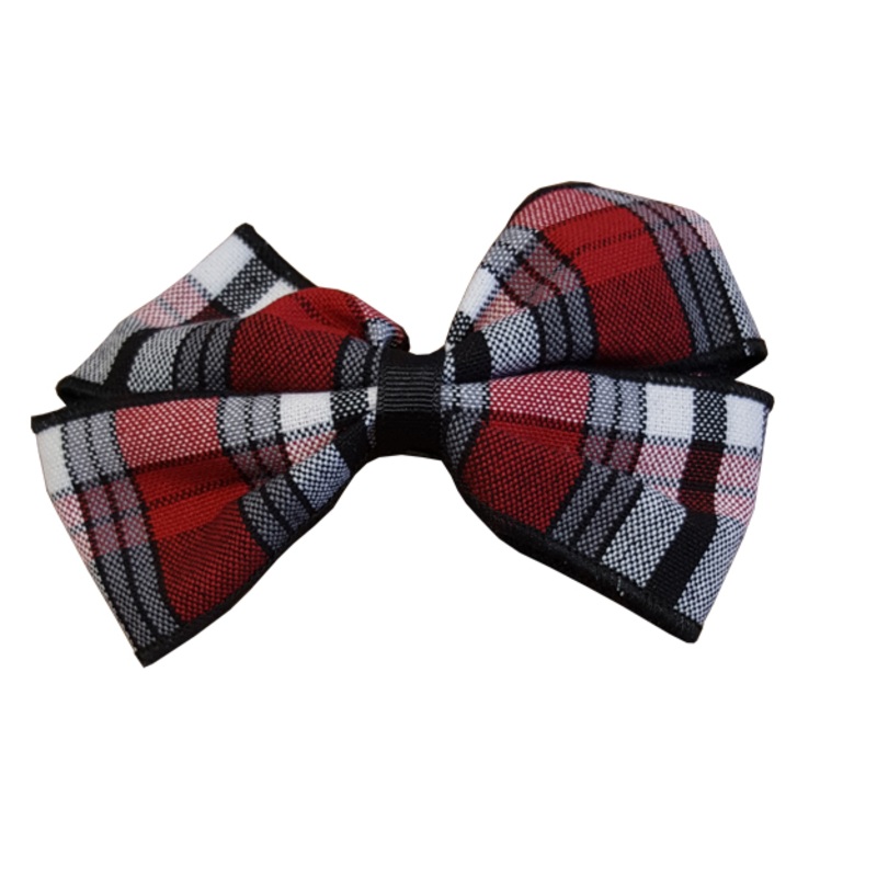 Barrette Clip Hairbow|470 – McDonald Plaid