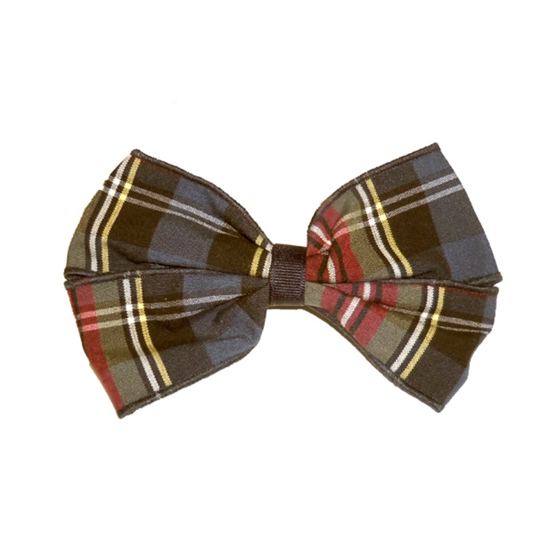 Barrette Clip Hairbow|606 – Alder Plaid