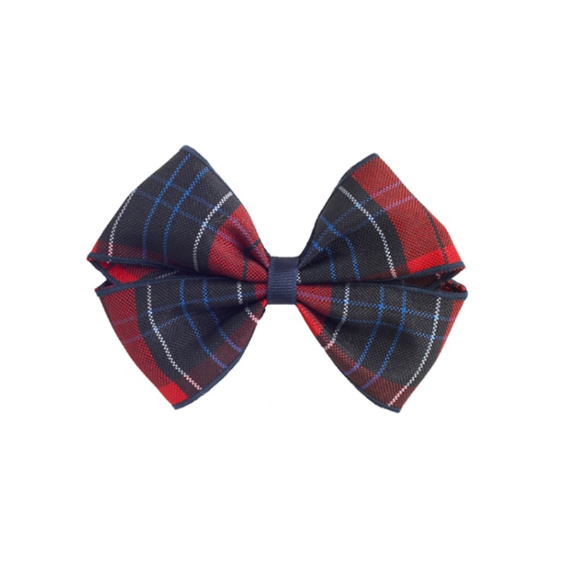 Barrette Clip Hairbow|730 – Woodland Plaid
