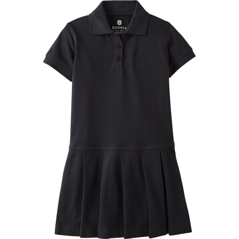 Pleated Piqu Polo Dress|007 – Black|Toddler – TD3 Toddler 3 Youth 2XS|Toddler – TD4 Toddler 4|Youth – YXS Youth Size 5-6|Youth – YS Youth Size 7-8|Youth – YM Youth Size 10|Youth – YL Youth Size 12|Youth – YXL Youth Size 14-16|KRW