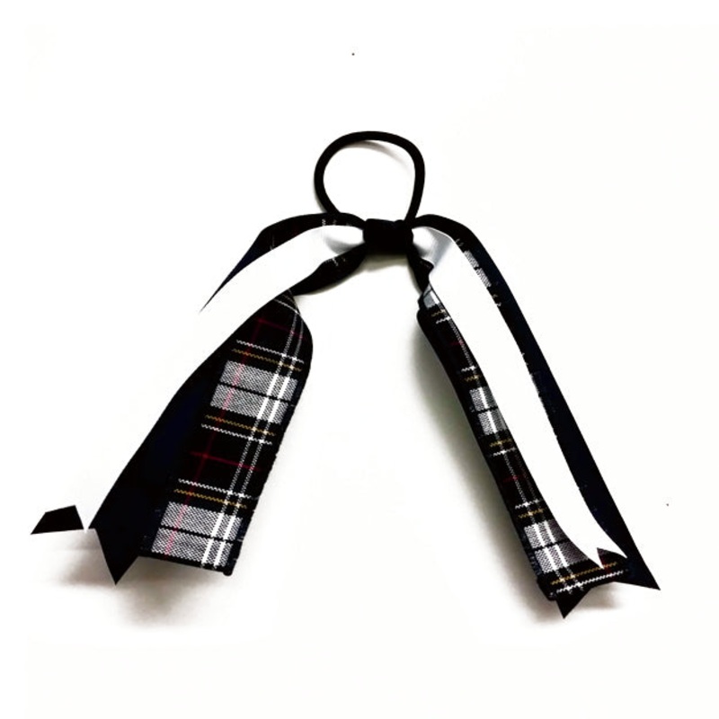 Streamer Hairbow|455 – Marymount Plaid