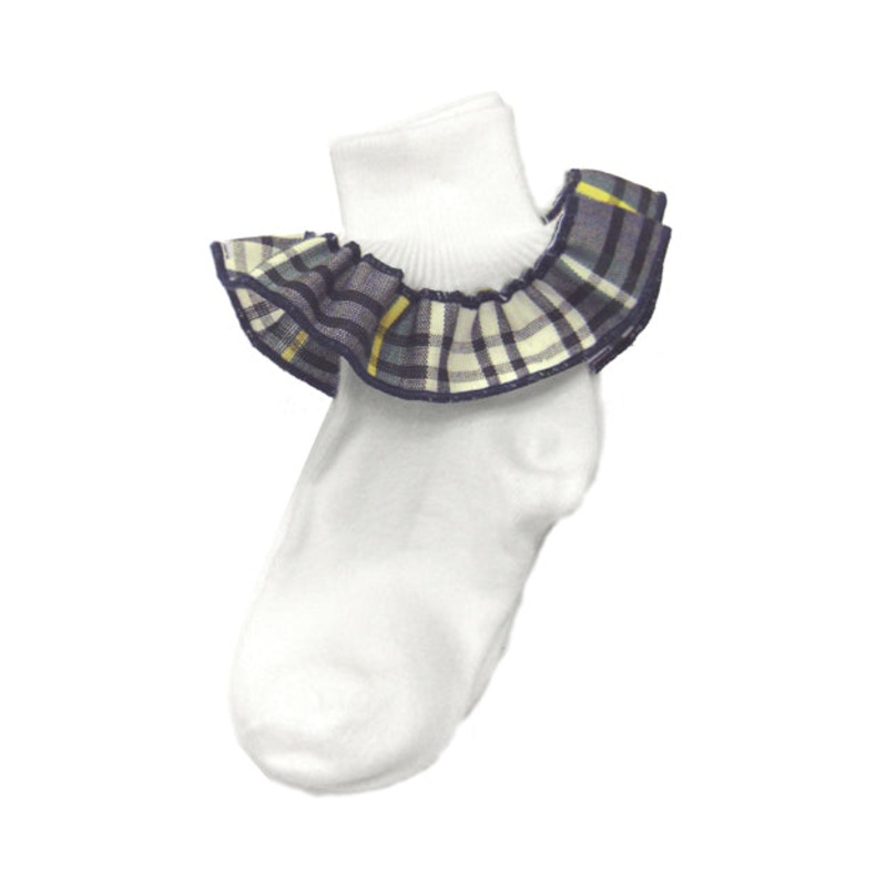 Trim Socks|220 – Carden Plaid|Size Range – XS Extra Small|Size Range – S Small|Size Range – M Medium|Size Range – L Large
