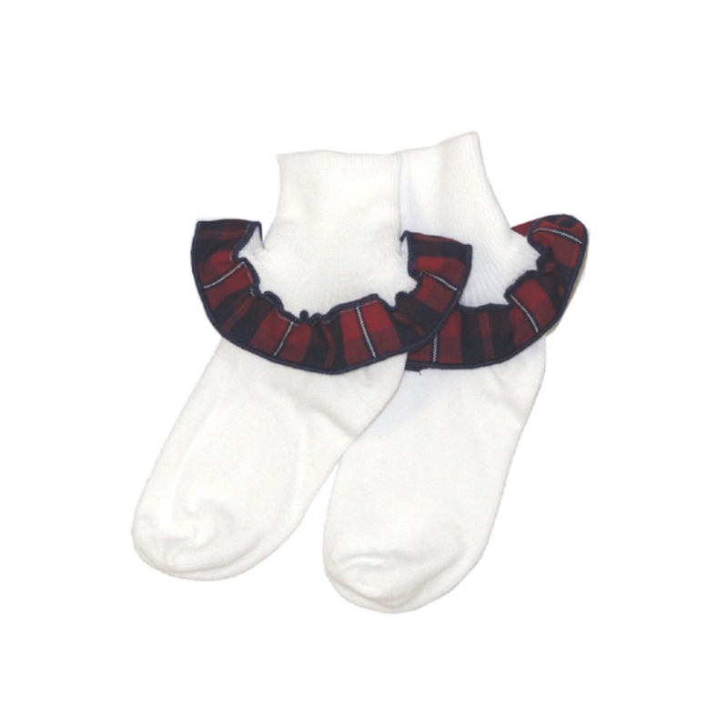 Trim Socks|226 – Chelsea Plaid|Size Range – 2XS Two Extra Small|Size Range – XS Extra Small|Size Range – S Small|Size Range – M Medium|Size Range – L Large