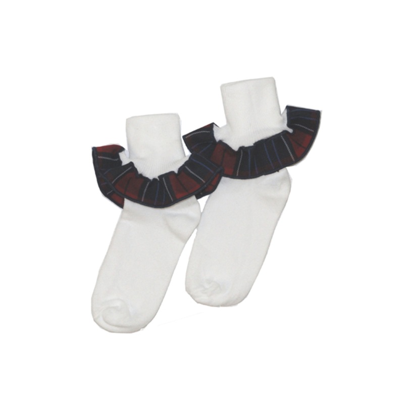 Trim Socks|730 – Woodland Plaid|Size Range – XS Extra Small|Size Range – S Small|Size Range – M Medium|Size Range – L Large