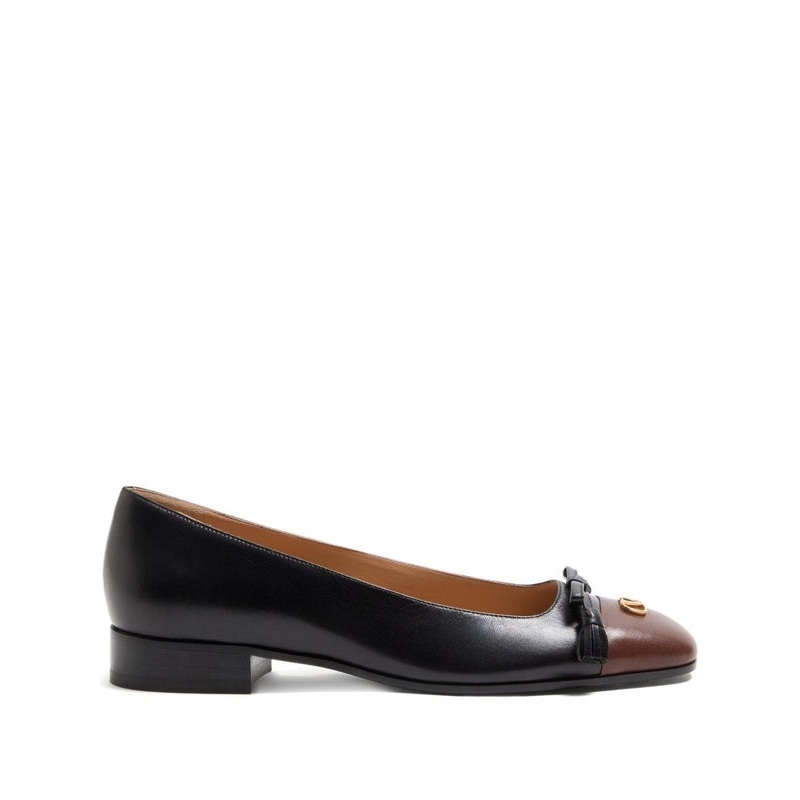 Valentino Black Flat Shoes|36|36.5|37|37.5|38.5|39|40