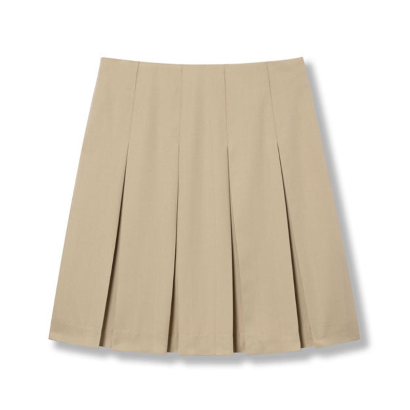 Box Pleat Skirt|049 – Khaki|Youth – G3 Girls  Size 3|Youth – G4 Girls  Size 4|Youth – G5 Girls  Size 5|Youth – G6 Girls  Size 6|Youth – G7 Girls  Size 7|Youth – G8 Girls  Size 8|Youth – G10 Girls  Size 10|Youth – G12 Girls  Size 12|Youth – G14 Girls  Size