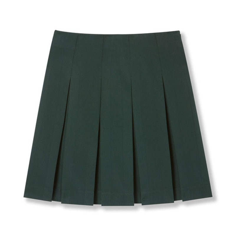 Box Pleat Skirt|136 – Green|Youth – G3 Girls  Size 3|Youth – G4 Girls  Size 4|Youth – G5 Girls  Size 5|Youth – G6 Girls  Size 6|Youth – G7 Girls  Size 7|Youth – G8 Girls  Size 8|Youth – G10 Girls  Size 10|Youth – G12 Girls  Size 12|Youth – G14 Girls  Size