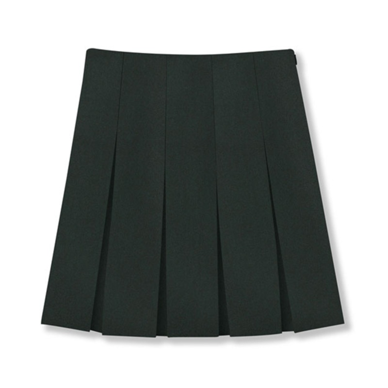 Box Pleat Skirt|136 – Green|Youth – G6 Girls  Size 6|Youth – G7 Girls  Size 7|Youth – G8 Girls  Size 8|Youth – G10 Girls  Size 10|Youth – G12 Girls  Size 12|Youth – G14 Girls  Size 14|Youth – G16 Girls  Size 16|Juniors – J0 Junior|Juniors – J1 Junior|Juni