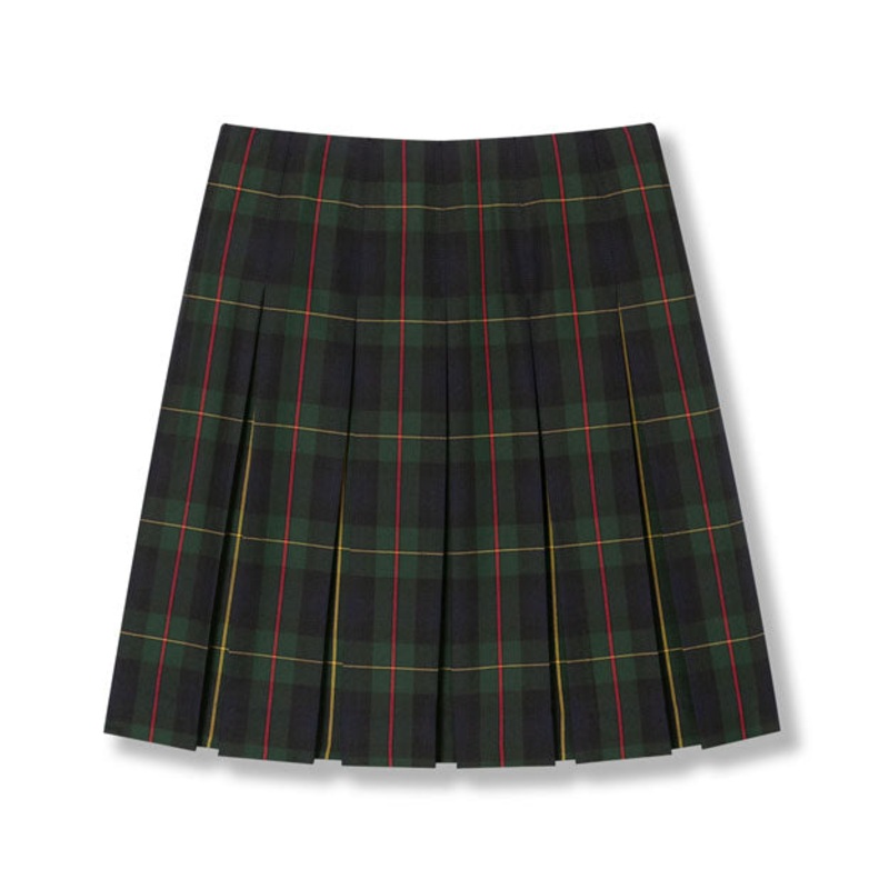Box Pleat Skirt|285 – Forest Plaid|Youth – G4 Girls  Size 4|Youth – G5 Girls  Size 5|Youth – G6 Girls  Size 6|Youth – G7 Girls  Size 7|Youth – G8 Girls  Size 8|Youth – G10 Girls  Size 10|Youth – G12 Girls  Size 12|Youth – G14 Girls  Size 14|Youth – G16 Gi