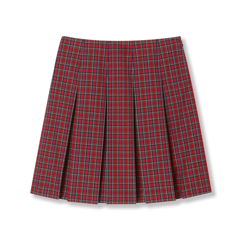 Box Pleat Skirt|709 – McGown Plaid|Youth – G8 Girls  Size 8|Youth – G10 Girls  Size 10|Youth – G12 Girls  Size 12|Youth – G14 Girls  Size 14|Youth – G16 Girls  Size 16|Juniors – J0 Junior|Juniors – J1 Junior|Juniors – J3 Junior|Juniors – J5 Junior|Juniors