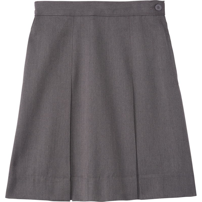 Four-Pleat Skirt|041 – Grey|Youth – G6 Girls  Size 6|Youth – G7 Girls  Size 7|Youth – G8 Girls  Size 8|Youth – G10 Girls  Size 10|Youth – G12 Girls  Size 12|Youth – G14 Girls  Size 14|Youth – G16 Girls  Size 16|Juniors – J3 Junior|Juniors – J5 Junior|Juni