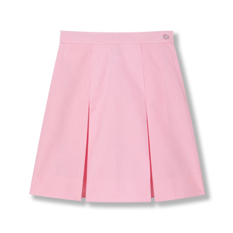 Four-Pleat Skirt|085 – Pink|Youth – G6 Girls  Size 6|Youth – G7 Girls  Size 7|Youth – G8 Girls  Size 8|Youth – G10 Girls  Size 10|Youth – G12 Girls  Size 12|Youth – G14 Girls  Size 14|Youth – G16 Girls  Size 16