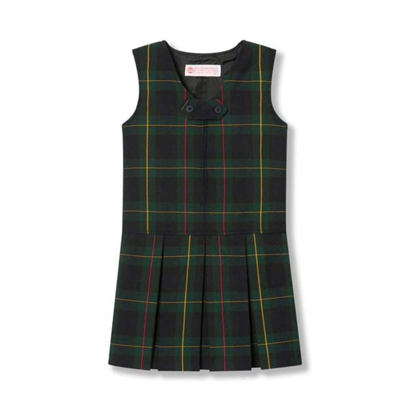 Front Zip Jumper|285 – Forest Plaid|Youth – G3 Girls  Size 3|Youth – G4 Girls  Size 4|Youth – G5 Girls  Size 5|Youth – G6 Girls  Size 6|Youth – G7 Girls  Size 7|Youth – G8 Girls  Size 8|Youth – G10 Girls  Size 10|Youth – G12 Girls  Size 12|Youth – G14 Gir