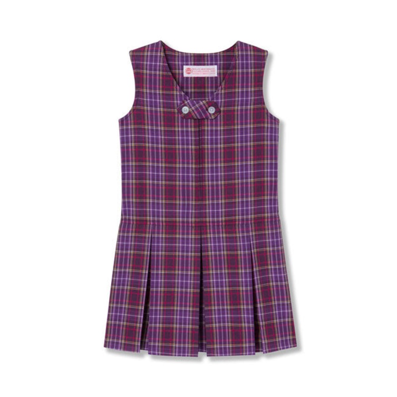 Front Zip Jumper|291 – Purple Plaid|Youth – G3 Girls  Size 3|Youth – G4 Girls  Size 4|Youth – G5 Girls  Size 5|Youth – G6 Girls  Size 6|Youth – G7 Girls  Size 7|Youth – G8 Girls  Size 8|Youth – G10 Girls  Size 10|Youth – G12 Girls  Size 12|Youth – G14 Gir