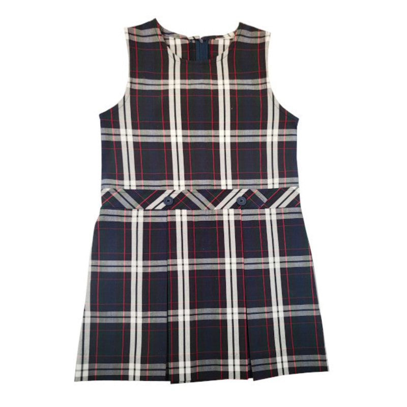 Round Neck Jumper|190 – Boyd Plaid|Youth – G4 Girls  Size 4|Youth – G5 Girls  Size 5|Youth – G6 Girls  Size 6|Youth – G7 Girls  Size 7|Youth – G8 Girls  Size 8|Youth – G10 Girls  Size 10|Youth – G12 Girls  Size 12|Youth – G14 Girls  Size 14|Youth – G16 Gi