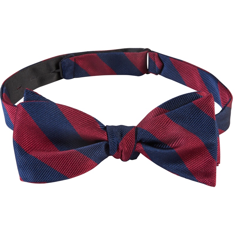 Bow Tie|074 – Navy-Burgundy