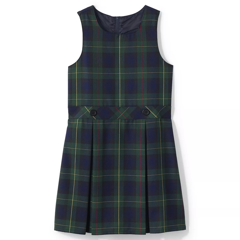 Drop Waist Jumper|180 – Belair Plaid|Youth – G3 Girls  Size 3|Youth – G4 Girls  Size 4|Youth – G5 Girls  Size 5|Youth – G6 Girls  Size 6|Youth – G6X Girls  Size 6X|Youth – G7 Girls  Size 7|Youth – G8 Girls  Size 8|Youth – G10 Girls  Size 10|Youth – G12 Gi