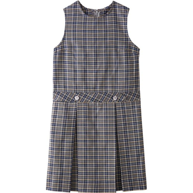 Drop Waist Jumper|410 – LL Plaid|Youth – G3 Girls  Size 3|Youth – G4 Girls  Size 4|Youth – G5 Girls  Size 5|Youth – G6 Girls  Size 6|Youth – G6X Girls  Size 6X|Youth – G7 Girls  Size 7|Youth – G8 Girls  Size 8|Youth – G10 Girls  Size 10|Youth – G12 Girls