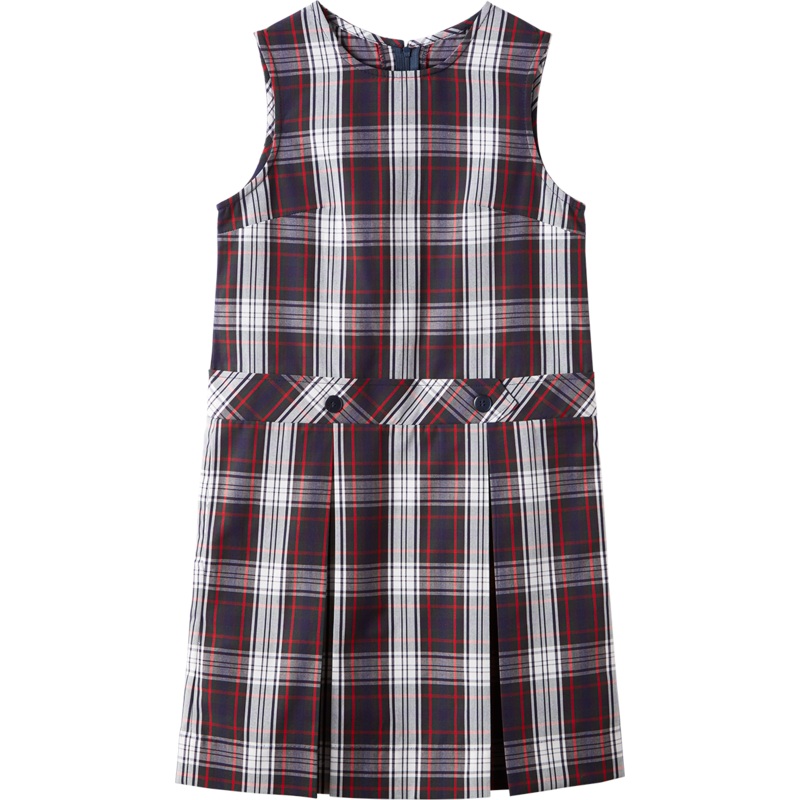 Drop Waist Jumper|415 – Lloyd Plaid|Youth – G3 Girls  Size 3|Youth – G4 Girls  Size 4|Youth – G5 Girls  Size 5|Youth – G6 Girls  Size 6|Youth – G6X Girls  Size 6X|Youth – G7 Girls  Size 7|Youth – G8 Girls  Size 8|Youth – G10 Girls  Size 10|Youth – G12 Gir