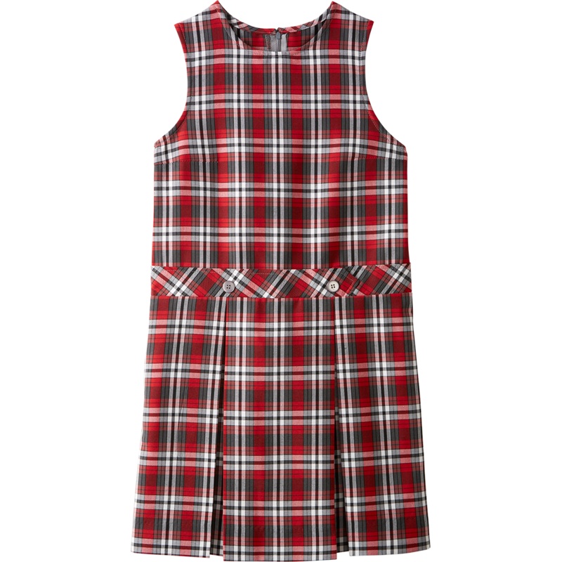 Drop Waist Jumper|470 – McDonald Plaid|Toddler – TD2 Toddler 2 – Youth 3XS|Toddler – TD3 Toddler 3 Youth 2XS|Youth – G3 Girls  Size 3|Youth – G4 Girls  Size 4|Youth – G5 Girls  Size 5|Youth – G6 Girls  Size 6|Youth – G6X Girls  Size 6X|Youth – G7 Girls  S