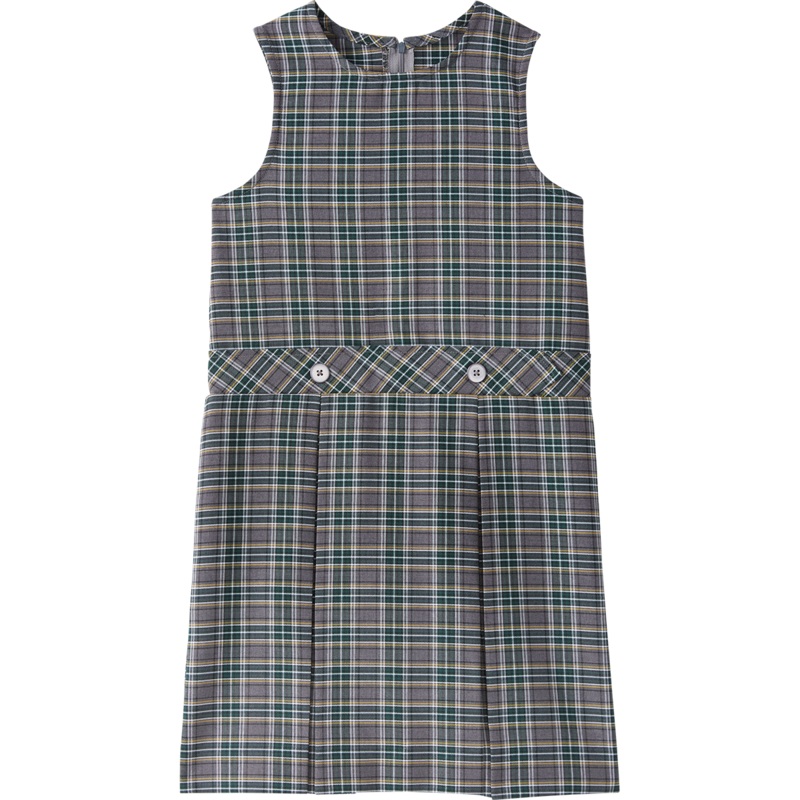 Drop Waist Jumper|515 – NN Plaid|Youth – G3 Girls  Size 3|Youth – G4 Girls  Size 4|Youth – G5 Girls  Size 5|Youth – G6 Girls  Size 6|Youth – G6X Girls  Size 6X|Youth – G7 Girls  Size 7|Youth – G8 Girls  Size 8|Youth – G10 Girls  Size 10|Youth – G12 Girls