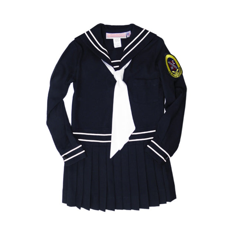 Long Sleeve Sailor Dress|067 – Navy|Youth – G4 Girls  Size 4|Youth – G5 Girls  Size 5|Youth – G6 Girls  Size 6|Youth – G7 Girls  Size 7|Youth – G8 Girls  Size 8|Youth – G10 Girls  Size 10|Youth – G12 Girls  Size 12|Youth – G14 Girls  Size 14|Youth – G16 G