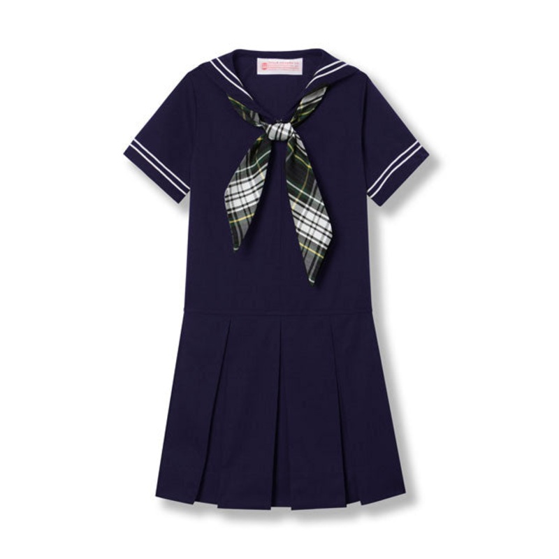 Sailor Dress|830 – Navy-White|Toddler – TD3 Toddler 3 Youth 2XS|Toddler – TD4 Toddler 4|Youth – G3 Girls  Size 3|Youth – G4 Girls  Size 4|Youth – G5 Girls  Size 5|Youth – G6 Girls  Size 6|Youth – G7 Girls  Size 7