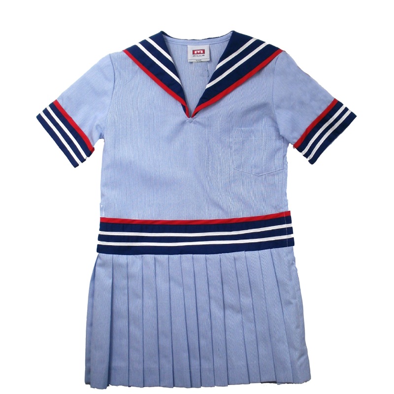 Short Sleeve Sailor Dress|009 – Blue|Youth – G5 Girls  Size 5|Youth – G6 Girls  Size 6|Youth – G7 Girls  Size 7|Youth – G8 Girls  Size 8|Youth – G10 Girls  Size 10|Youth – G12 Girls  Size 12|Youth – G14 Girls  Size 14|Youth – G16 Girls  Size 16|Youth – G1
