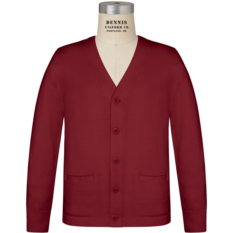 V-Neck Button Front Cardigan|125 – Cardinal|Youth – YXS Youth Size 5-6|Youth – YS Youth Size 7-8|Youth – YM Youth Size 10|Youth – YL Youth Size 12|Youth – YXL Youth Size 14-16|Adult Unisex – AS Adult|Adult Unisex – AM Adult|Adult Unisex – AL Adult|Adult U