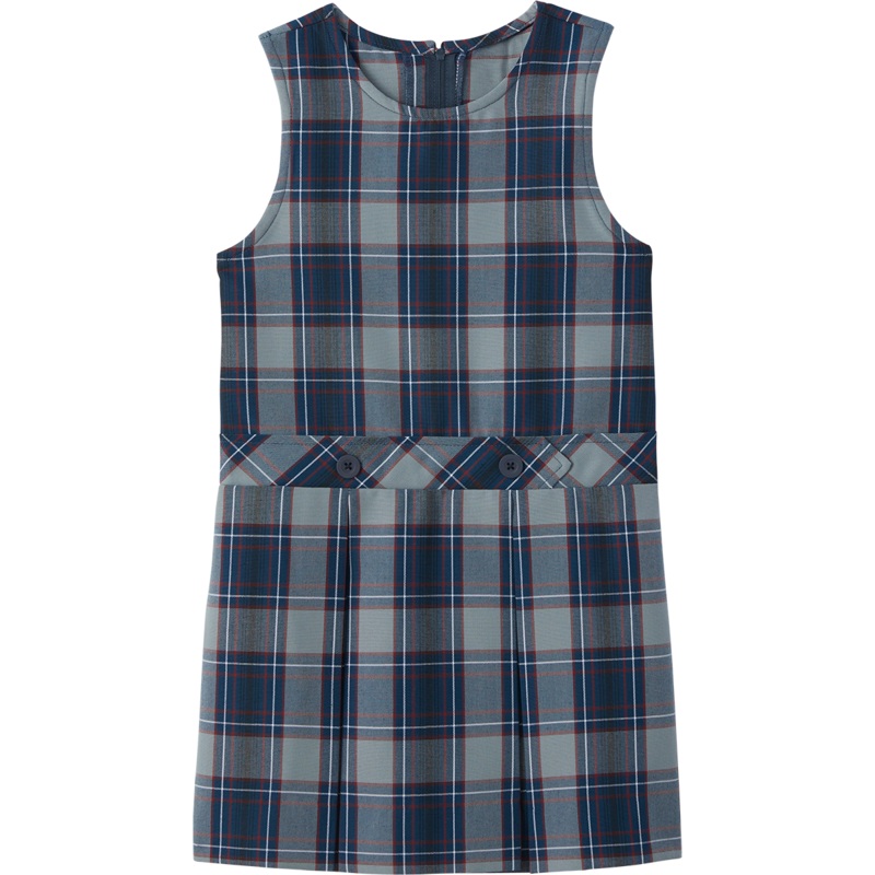 Drop Waist Jumper|270 – Dunbar Plaid|Youth – G3 Girls  Size 3|Youth – G4 Girls  Size 4|Youth – G5 Girls  Size 5|Youth – G6 Girls  Size 6|Youth – G6X Girls  Size 6X|Youth – G7 Girls  Size 7|Youth – G8 Girls  Size 8|Youth – G10 Girls  Size 10|Youth – G12 Gi