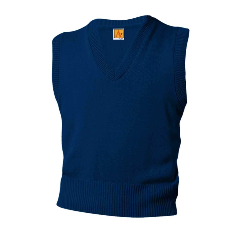Jersey V-Neck Pullover Vest|067 – Navy|Toddler – Y2XS Toddler 3-4 – Youth 2XS|Youth – YXS Youth Size 5-6|Youth – YS Youth Size 7-8|Youth – YM Youth Size 10|Youth – YL Youth Size 12|Youth – YXL Youth Size 14-16|Adult Unisex – AS Adult|Adult Unisex – AM Adu