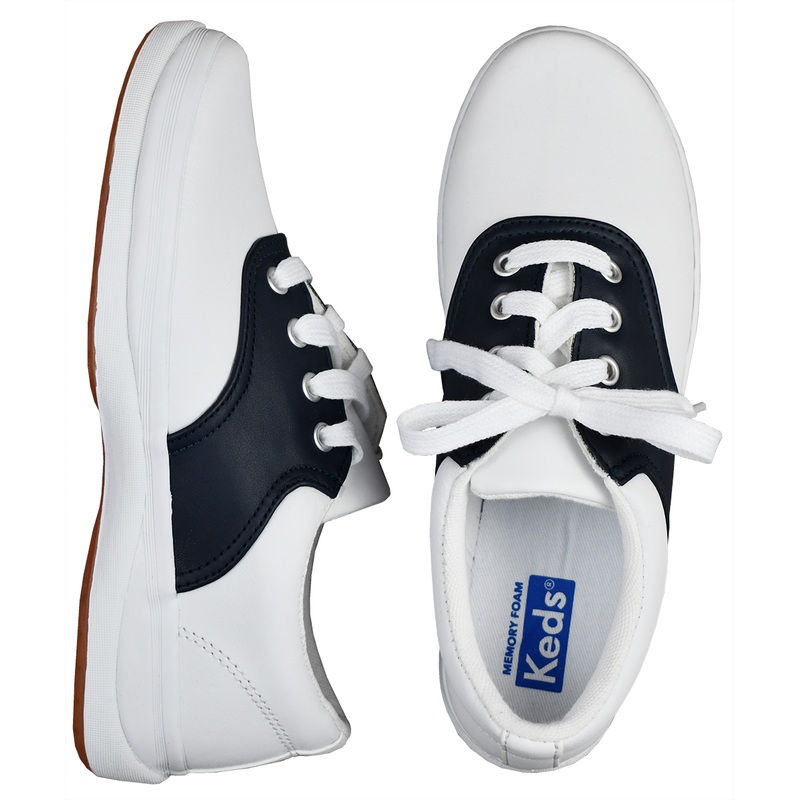 Keds Saddle Sneakers|812 – White with Navy|Youth – Y8.5N Narrow|Youth – Y8.5 Youth|Youth – Y8.5W Wide|Youth – Y9N Narrow|Youth – Y9 Youth|Youth – Y9W Wide|Youth – Y9.5N Narrow|Youth – Y9.5 Youth|Youth – Y9.5W Wide|Youth – Y10N Narrow|Youth – Y10 Youth|You