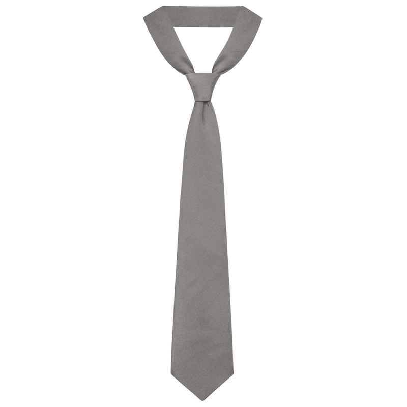 Traditional Necktie|041 – Grey|Size Range – 57