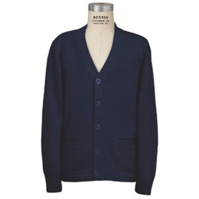 V-Neck Button Cardigan|067 – Navy|Youth – YS Youth Size 7-8|Youth – YM Youth Size 10|Youth – YL Youth Size 12|Youth – YXL Youth Size 14-16|Adult Unisex – AS Adult|Adult Unisex – AM Adult|Adult Unisex – AL Adult|Adult Unisex – AXL Adult|Adult Unisex – A2XL