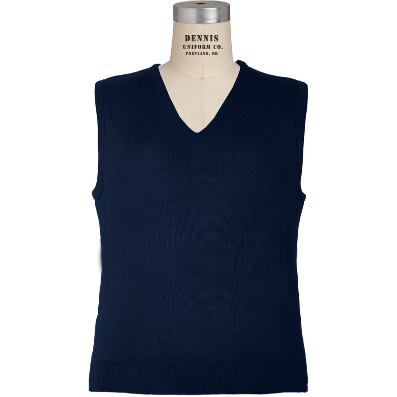 V-Neck Fine Gauge Pullover Sweater Vest