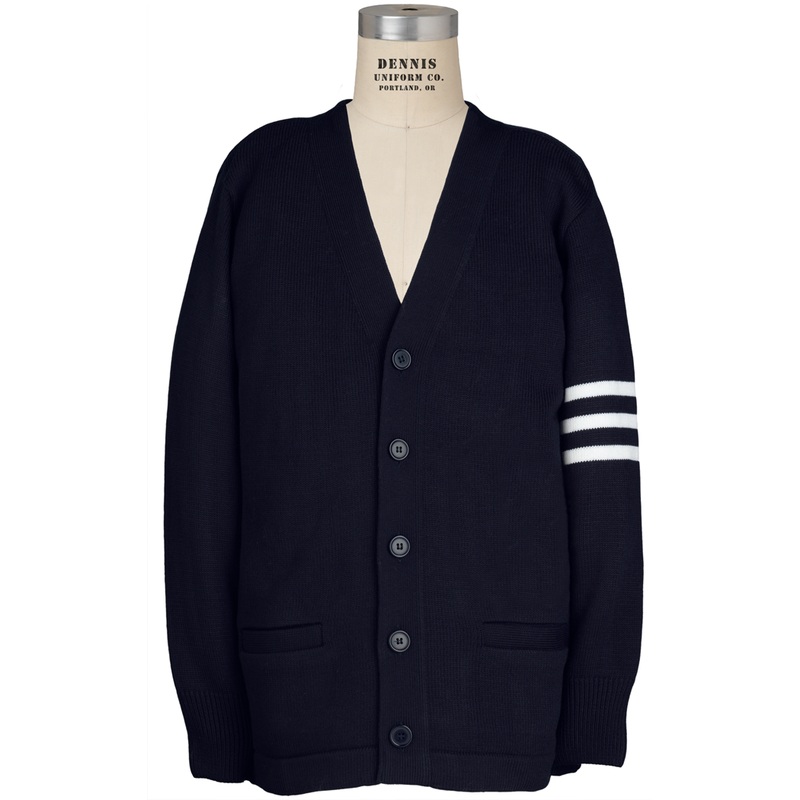 Varsity Sweater|808 – Navy-White Stripe|Youth – YM Youth Size 10|Youth – YL Youth Size 12|Youth – YXL Youth Size 14-16|Adult Unisex – AS Adult|Adult Unisex – AM Adult|Adult Unisex – AL Adult|Adult Unisex – AXL Adult|Adult Unisex – A2XL Adult|Adult Unisex