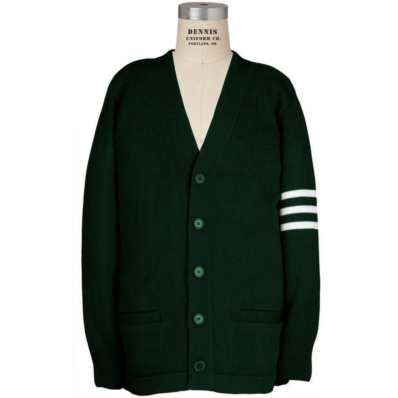 Varsity Sweater|891 – Green with White Stripe|Toddler – Y3XS Toddler 2 – Youth 3XS|Toddler – Y2XS Toddler 3-4 – Youth 2XS|Youth – YXS Youth Size 5-6|Youth – YS Youth Size 7-8|Youth – YM Youth Size 10|Youth – YL Youth Size 12|Youth – YXL Youth Size 14-16|A