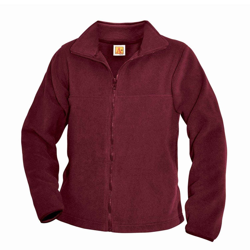 Zip Front Microfleece Jacket|130 – Wine|Toddler – Y2XS Toddler 3-4 – Youth 2XS|Youth – YXS Youth Size 5-6|Youth – YS Youth Size 7-8|Youth – YM Youth Size 10|Youth – YL Youth Size 12|Youth – YXL Youth Size 14-16|Adult Unisex – AS Adult|Adult Unisex – AM Ad