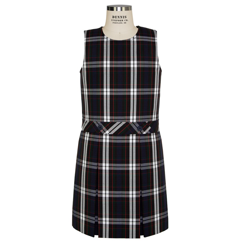 Drop Waist Pleated Jumper|030 – 60 Plaid|Youth – G3 Girls  Size 3|Youth – G4 Girls  Size 4|Youth – G5 Girls  Size 5|Youth – G6 Girls  Size 6|Youth – G6X Girls  Size 6X|Youth – G7 Girls  Size 7|Youth – G8 Girls  Size 8|Youth – G10 Girls  Size 10|Youth – G1