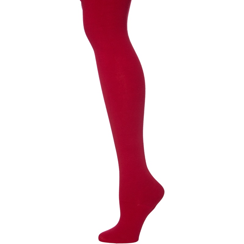 Heavyweight Opaque Tights|095 – Red|Size Range – XS Extra Small|Size Range – S Small|Size Range – M Medium|Size Range – L Large|Size Range – XL Extra Large