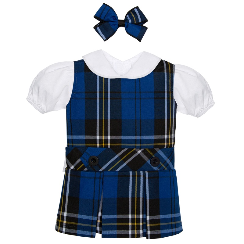 Jumper Dress Doll Outfit|320 – Harris Plaid