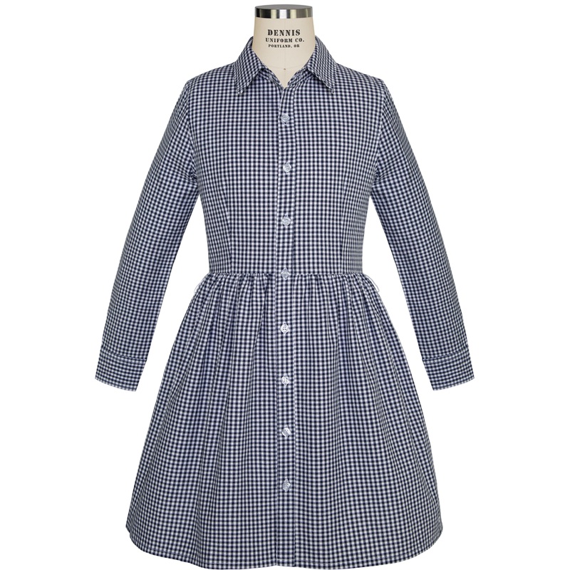 Long Sleeve Button Front Dress