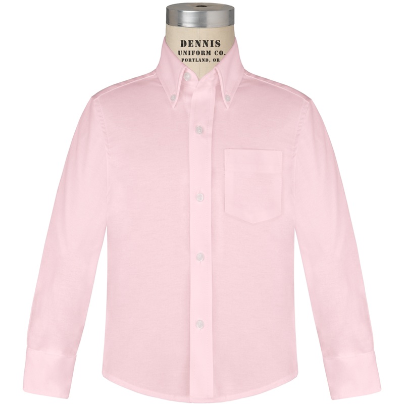 Long Sleeve Oxford Shirt|085 – Pink|Size Range – 4|Size Range – 6|Size Range – 8|Size Range – 10|Size Range – 12|Size Range – 14|Size Range – 16|Size Range – 18|Size Range – 20|Youth – H8|Youth – H10|Youth – H12|Youth – H14|Youth – H16|Youth – H18|Youth –