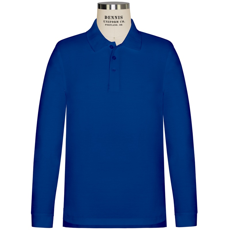 Long Sleeve Piqu Polo|331 – Deep Royal|Youth – YL Youth Size 12|Youth – YXL Youth Size 14-16|Adult Unisex – AS Adult|Adult Unisex – AM Adult|Adult Unisex – AL Adult|Adult Unisex – AXL Adult|Adult Unisex – A2XL Adult|F4O