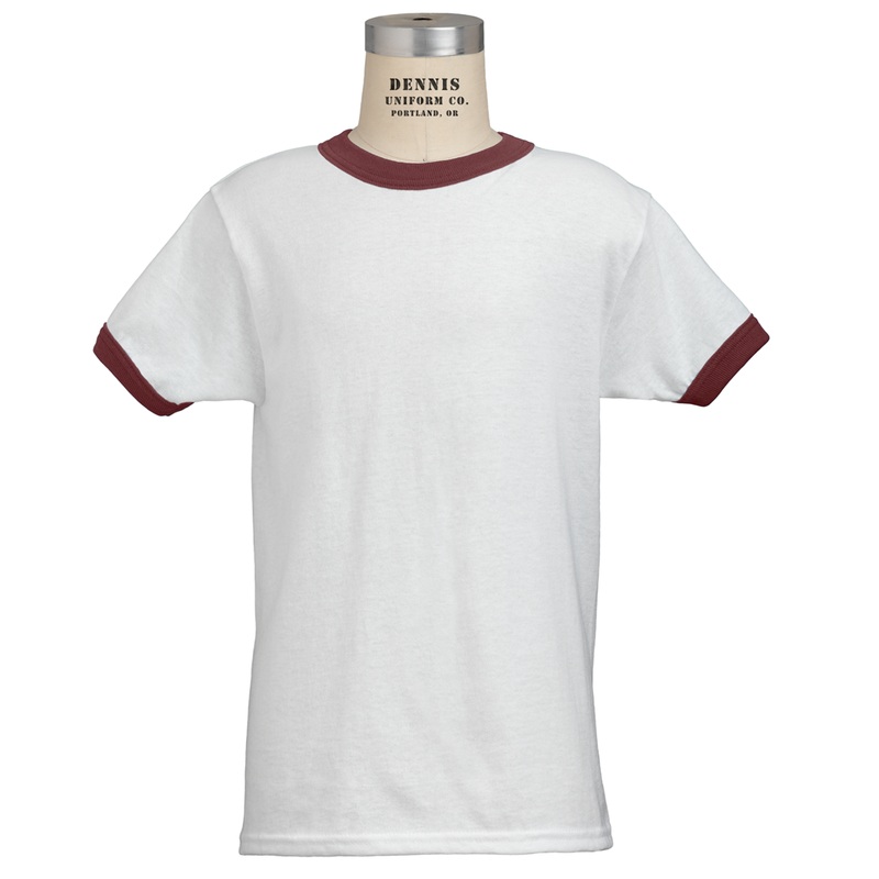 Ringer T-Shirt|059 – Maroon|Youth – YS Youth Size 7-8|Youth – YM Youth Size 10|Youth – YL Youth Size 12|Adult Unisex – AS Adult|Adult Unisex – AM Adult|Adult Unisex – AL Adult|Adult Unisex – AXL Adult