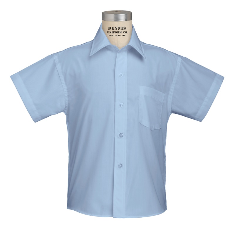 Short Sleeve Broadcloth Shirt|009 – Blue|Size Range – 4|Size Range – 6|Size Range – 8|Size Range – 10|Size Range – 12|Size Range – 14|Size Range – 16|Size Range – 18|Size Range – 20|Adult Unisex – AS Adult|Adult Unisex – AM Adult|Adult Unisex – AL Adult|A