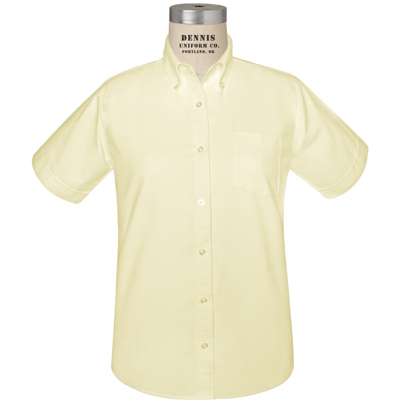 Short Sleeve Oxford Shirt|121 – Yellow|Size Range – 4|Size Range – 6|Size Range – 8|Size Range – 10|Size Range – 12|Size Range – 14|Size Range – 16|Adult Unisex – AS Adult|Adult Unisex – AM Adult|Adult Unisex – AL Adult|Adult Unisex – AXL Adult|Adult Unis